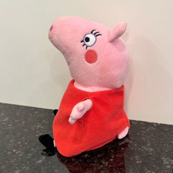 Peppa Pig Plush Toy - Pink and Red. Size 10” - Picture 5 of 10